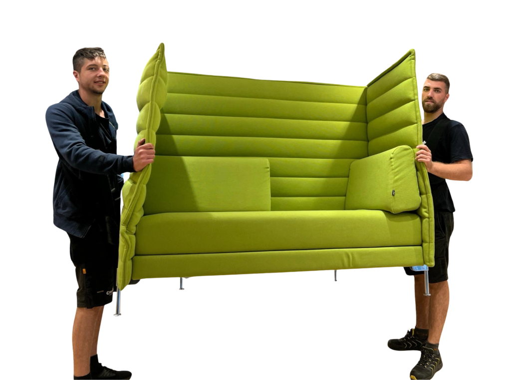 flytte tunge m&oslash;bler